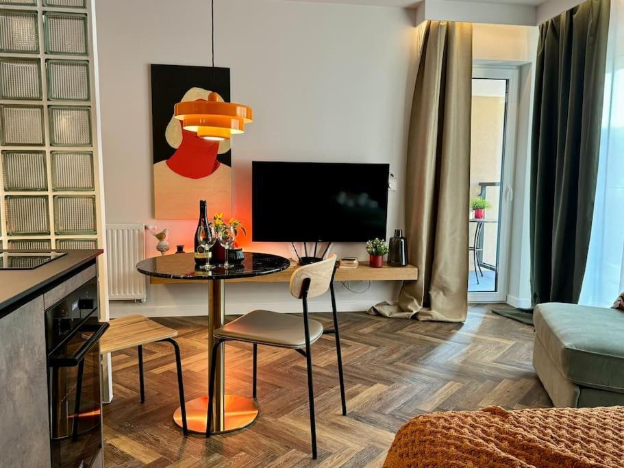 Art & Sunski Studio Z Garazem Podziemnym Krynica-Zdrój Exteriér fotografie